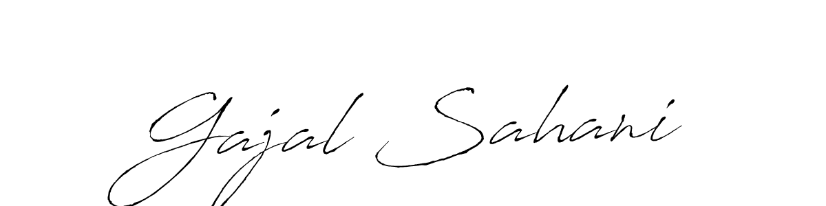 Once you've used our free online signature maker to create your best signature Antro_Vectra style, it's time to enjoy all of the benefits that Gajal Sahani name signing documents. Gajal Sahani signature style 6 images and pictures png