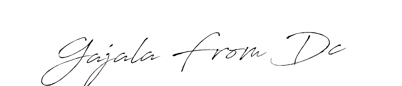 Make a beautiful signature design for name Gajala From Dc. With this signature (Antro_Vectra) style, you can create a handwritten signature for free. Gajala From Dc signature style 6 images and pictures png