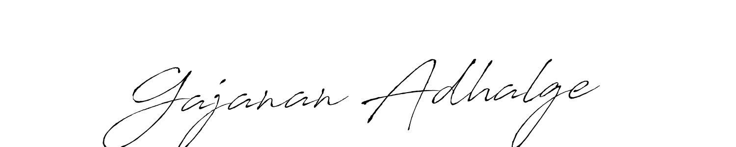 if you are searching for the best signature style for your name Gajanan Adhalge. so please give up your signature search. here we have designed multiple signature styles  using Antro_Vectra. Gajanan Adhalge signature style 6 images and pictures png