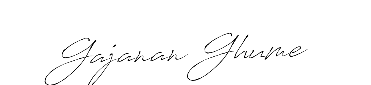 Similarly Antro_Vectra is the best handwritten signature design. Signature creator online .You can use it as an online autograph creator for name Gajanan Ghume. Gajanan Ghume signature style 6 images and pictures png