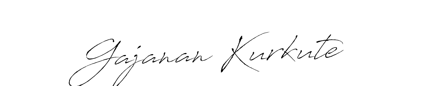 Make a beautiful signature design for name Gajanan Kurkute. With this signature (Antro_Vectra) style, you can create a handwritten signature for free. Gajanan Kurkute signature style 6 images and pictures png