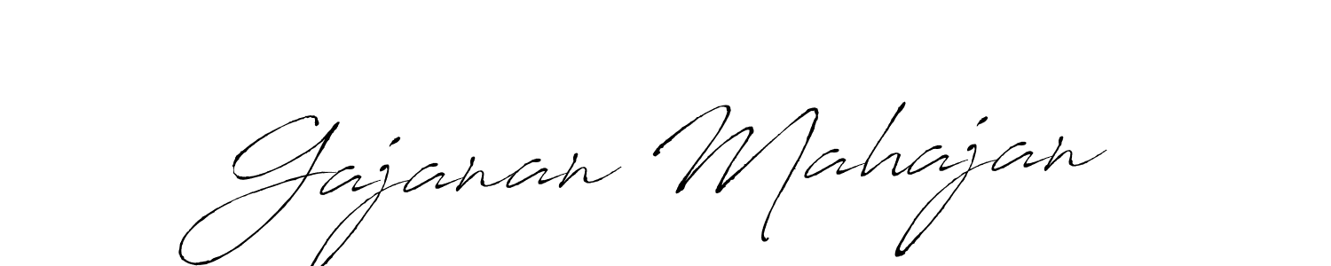 Also we have Gajanan Mahajan name is the best signature style. Create professional handwritten signature collection using Antro_Vectra autograph style. Gajanan Mahajan signature style 6 images and pictures png