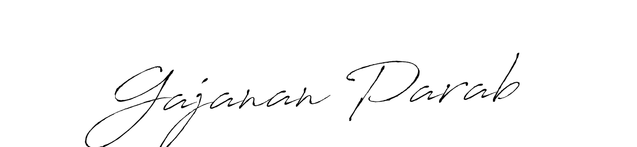 Make a beautiful signature design for name Gajanan Parab. Use this online signature maker to create a handwritten signature for free. Gajanan Parab signature style 6 images and pictures png