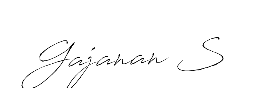 How to Draw Gajanan S signature style? Antro_Vectra is a latest design signature styles for name Gajanan S. Gajanan S signature style 6 images and pictures png