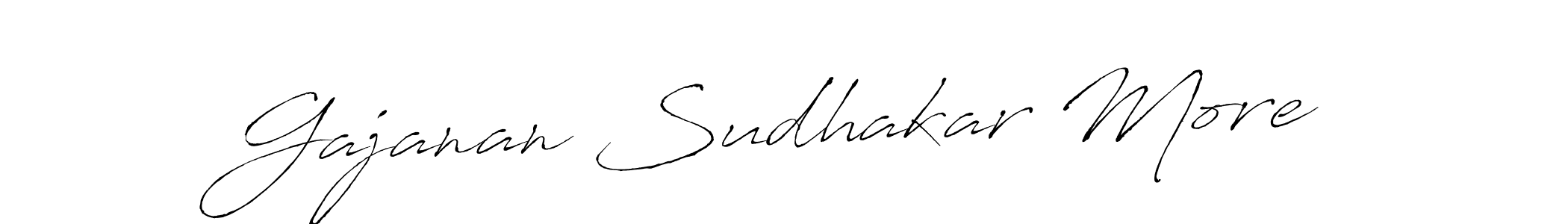 Similarly Antro_Vectra is the best handwritten signature design. Signature creator online .You can use it as an online autograph creator for name Gajanan Sudhakar More. Gajanan Sudhakar More signature style 6 images and pictures png