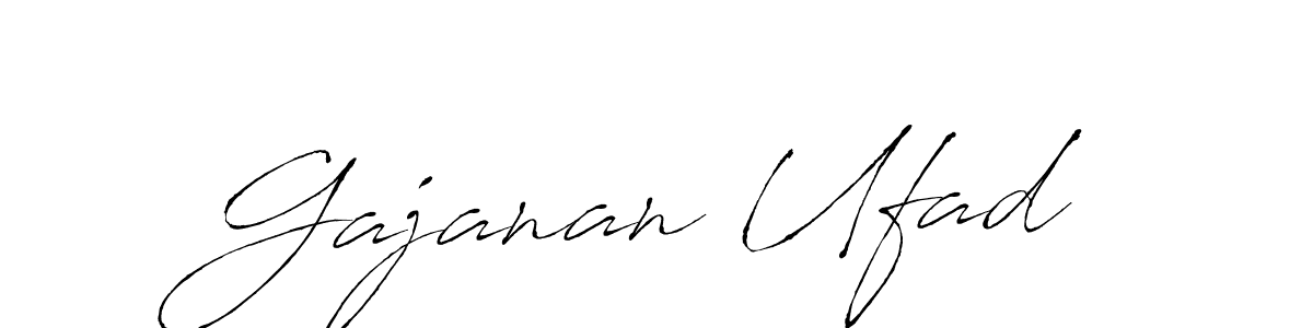 It looks lik you need a new signature style for name Gajanan Ufad. Design unique handwritten (Antro_Vectra) signature with our free signature maker in just a few clicks. Gajanan Ufad signature style 6 images and pictures png