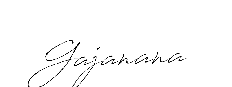 Use a signature maker to create a handwritten signature online. With this signature software, you can design (Antro_Vectra) your own signature for name Gajanana. Gajanana signature style 6 images and pictures png