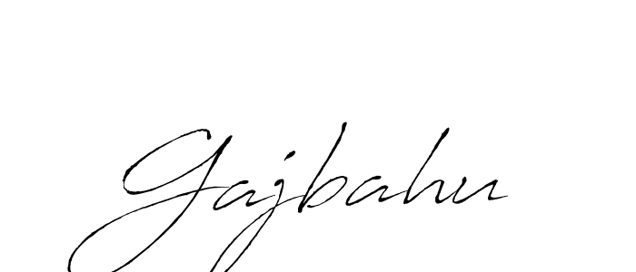 How to make Gajbahu name signature. Use Antro_Vectra style for creating short signs online. This is the latest handwritten sign. Gajbahu signature style 6 images and pictures png