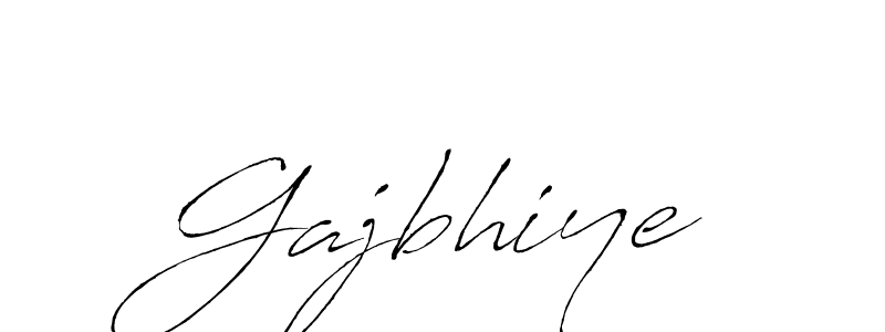 Design your own signature with our free online signature maker. With this signature software, you can create a handwritten (Antro_Vectra) signature for name Gajbhiye. Gajbhiye signature style 6 images and pictures png