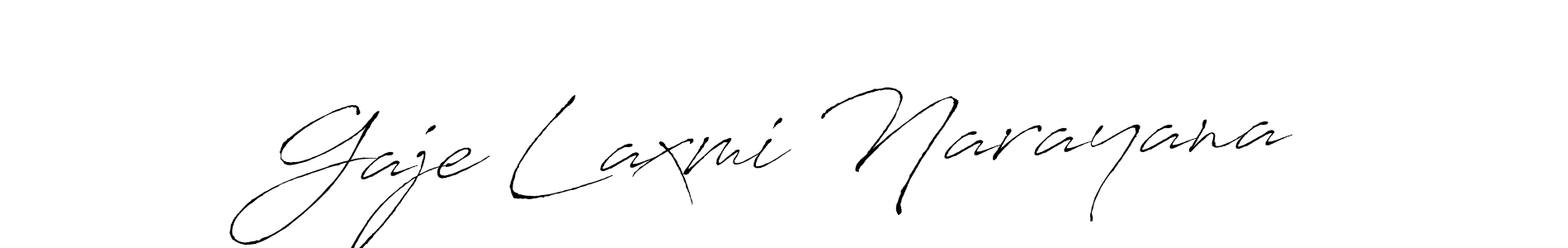 Antro_Vectra is a professional signature style that is perfect for those who want to add a touch of class to their signature. It is also a great choice for those who want to make their signature more unique. Get Gaje Laxmi Narayana name to fancy signature for free. Gaje Laxmi Narayana signature style 6 images and pictures png