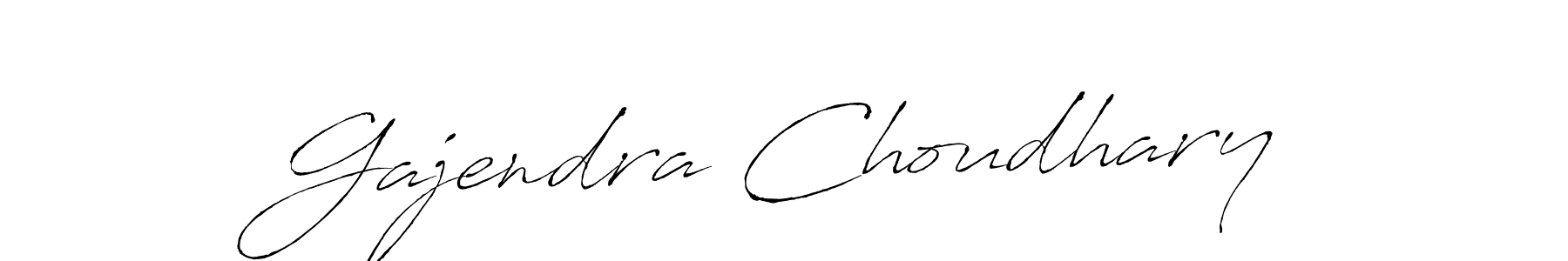 Create a beautiful signature design for name Gajendra Choudhary. With this signature (Antro_Vectra) fonts, you can make a handwritten signature for free. Gajendra Choudhary signature style 6 images and pictures png