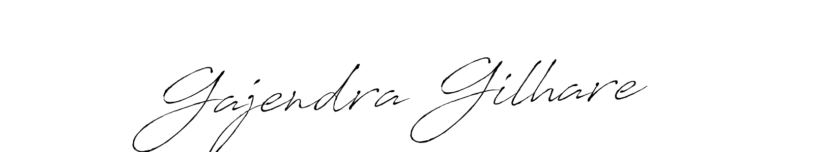 Also we have Gajendra Gilhare name is the best signature style. Create professional handwritten signature collection using Antro_Vectra autograph style. Gajendra Gilhare signature style 6 images and pictures png