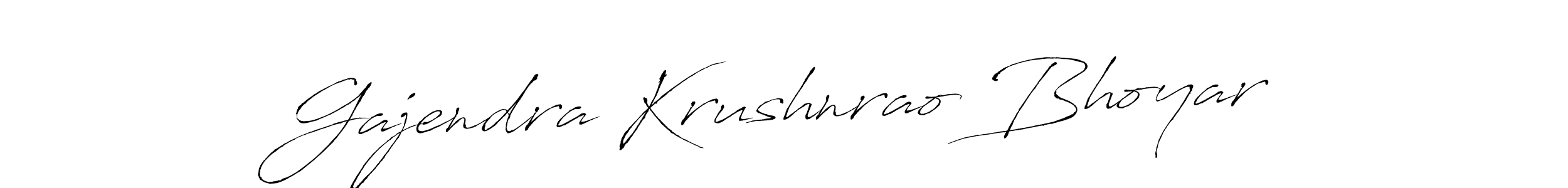 Design your own signature with our free online signature maker. With this signature software, you can create a handwritten (Antro_Vectra) signature for name Gajendra Krushnrao Bhoyar. Gajendra Krushnrao Bhoyar signature style 6 images and pictures png