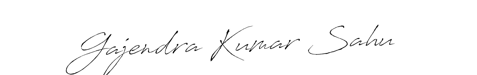 Design your own signature with our free online signature maker. With this signature software, you can create a handwritten (Antro_Vectra) signature for name Gajendra Kumar Sahu. Gajendra Kumar Sahu signature style 6 images and pictures png