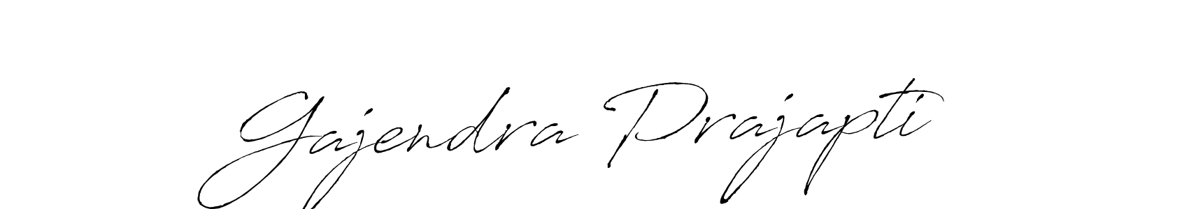 Antro_Vectra is a professional signature style that is perfect for those who want to add a touch of class to their signature. It is also a great choice for those who want to make their signature more unique. Get Gajendra Prajapti name to fancy signature for free. Gajendra Prajapti signature style 6 images and pictures png