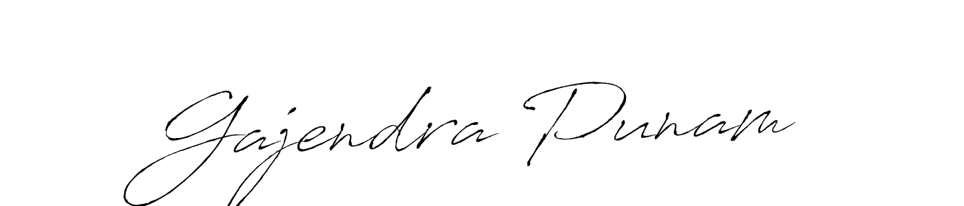 if you are searching for the best signature style for your name Gajendra Punam. so please give up your signature search. here we have designed multiple signature styles  using Antro_Vectra. Gajendra Punam signature style 6 images and pictures png