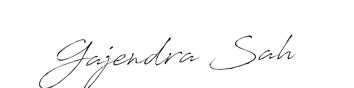 You should practise on your own different ways (Antro_Vectra) to write your name (Gajendra Sah) in signature. don't let someone else do it for you. Gajendra Sah signature style 6 images and pictures png