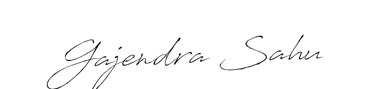 Antro_Vectra is a professional signature style that is perfect for those who want to add a touch of class to their signature. It is also a great choice for those who want to make their signature more unique. Get Gajendra Sahu name to fancy signature for free. Gajendra Sahu signature style 6 images and pictures png