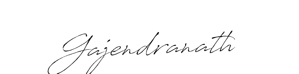 Design your own signature with our free online signature maker. With this signature software, you can create a handwritten (Antro_Vectra) signature for name Gajendranath. Gajendranath signature style 6 images and pictures png