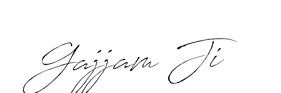 How to make Gajjam Ji signature? Antro_Vectra is a professional autograph style. Create handwritten signature for Gajjam Ji name. Gajjam Ji signature style 6 images and pictures png