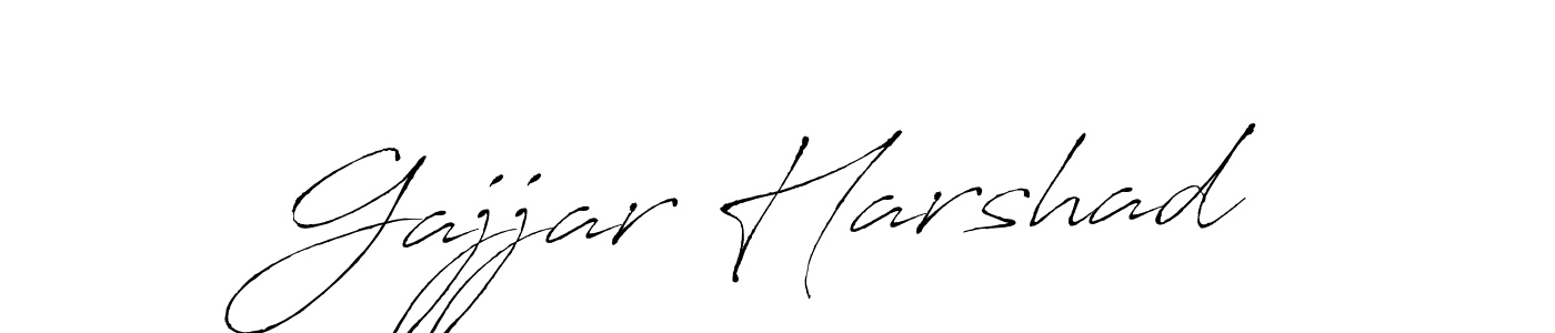 Also we have Gajjar Harshad name is the best signature style. Create professional handwritten signature collection using Antro_Vectra autograph style. Gajjar Harshad signature style 6 images and pictures png