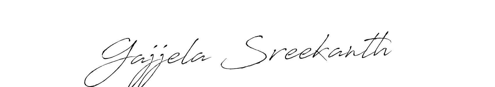 Design your own signature with our free online signature maker. With this signature software, you can create a handwritten (Antro_Vectra) signature for name Gajjela Sreekanth. Gajjela Sreekanth signature style 6 images and pictures png