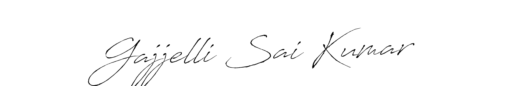 Make a beautiful signature design for name Gajjelli Sai Kumar. With this signature (Antro_Vectra) style, you can create a handwritten signature for free. Gajjelli Sai Kumar signature style 6 images and pictures png