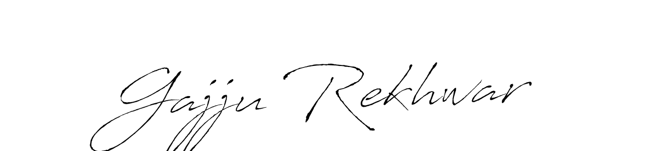 Also You can easily find your signature by using the search form. We will create Gajju Rekhwar name handwritten signature images for you free of cost using Antro_Vectra sign style. Gajju Rekhwar signature style 6 images and pictures png