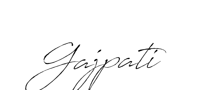 How to make Gajpati signature? Antro_Vectra is a professional autograph style. Create handwritten signature for Gajpati name. Gajpati signature style 6 images and pictures png