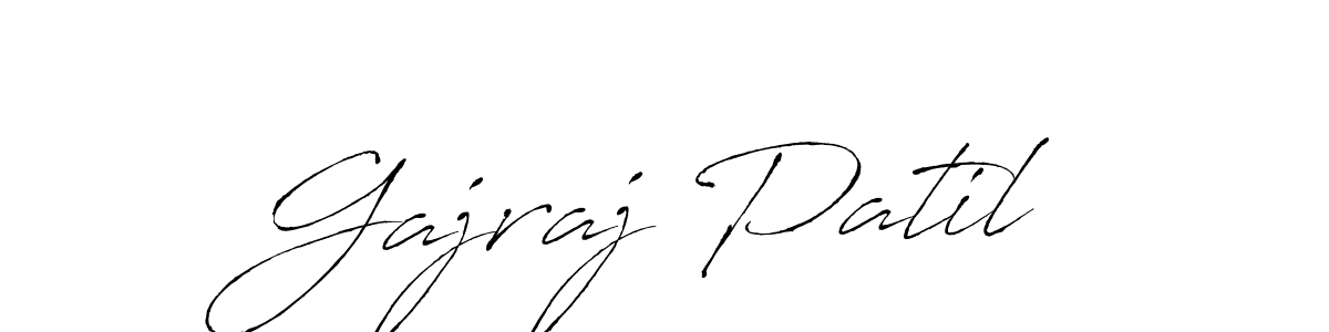 Gajraj Patil stylish signature style. Best Handwritten Sign (Antro_Vectra) for my name. Handwritten Signature Collection Ideas for my name Gajraj Patil. Gajraj Patil signature style 6 images and pictures png