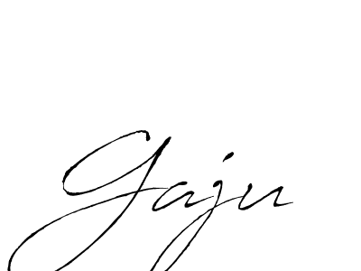 Design your own signature with our free online signature maker. With this signature software, you can create a handwritten (Antro_Vectra) signature for name Gaju. Gaju signature style 6 images and pictures png