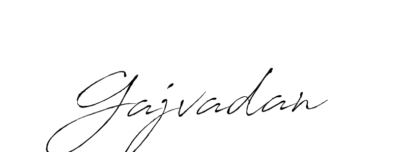 How to make Gajvadan name signature. Use Antro_Vectra style for creating short signs online. This is the latest handwritten sign. Gajvadan signature style 6 images and pictures png