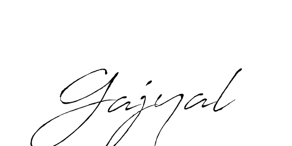 Make a beautiful signature design for name Gajyal. With this signature (Antro_Vectra) style, you can create a handwritten signature for free. Gajyal signature style 6 images and pictures png