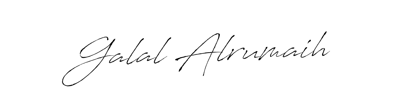 Create a beautiful signature design for name Galal Alrumaih. With this signature (Antro_Vectra) fonts, you can make a handwritten signature for free. Galal Alrumaih signature style 6 images and pictures png