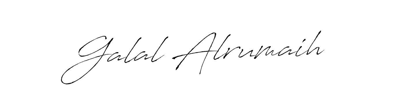 Also You can easily find your signature by using the search form. We will create Galal Alrumaih name handwritten signature images for you free of cost using Antro_Vectra sign style. Galal Alrumaih signature style 6 images and pictures png