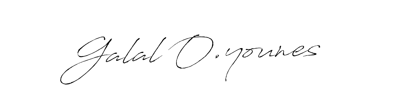 You should practise on your own different ways (Antro_Vectra) to write your name (Galal O.younes) in signature. don't let someone else do it for you. Galal O.younes signature style 6 images and pictures png