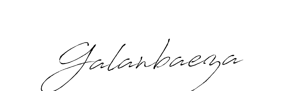 Design your own signature with our free online signature maker. With this signature software, you can create a handwritten (Antro_Vectra) signature for name Galanbaeza. Galanbaeza signature style 6 images and pictures png