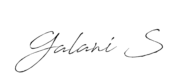 This is the best signature style for the Galani S name. Also you like these signature font (Antro_Vectra). Mix name signature. Galani S signature style 6 images and pictures png