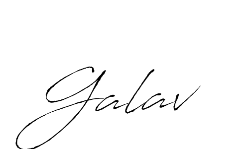 Design your own signature with our free online signature maker. With this signature software, you can create a handwritten (Antro_Vectra) signature for name Galav. Galav signature style 6 images and pictures png