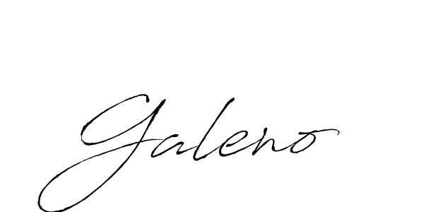 How to make Galeno name signature. Use Antro_Vectra style for creating short signs online. This is the latest handwritten sign. Galeno signature style 6 images and pictures png