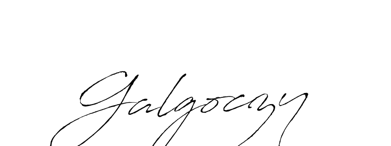 Galgoczy stylish signature style. Best Handwritten Sign (Antro_Vectra) for my name. Handwritten Signature Collection Ideas for my name Galgoczy. Galgoczy signature style 6 images and pictures png
