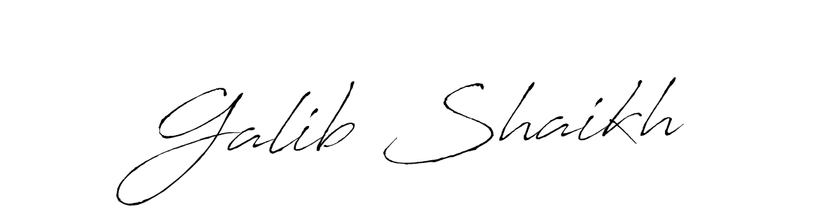 Here are the top 10 professional signature styles for the name Galib Shaikh. These are the best autograph styles you can use for your name. Galib Shaikh signature style 6 images and pictures png