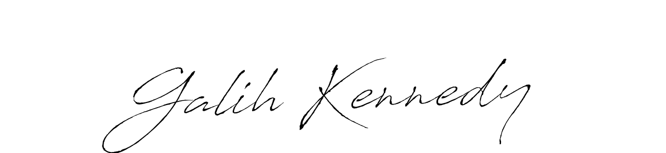 Design your own signature with our free online signature maker. With this signature software, you can create a handwritten (Antro_Vectra) signature for name Galih Kennedy. Galih Kennedy signature style 6 images and pictures png