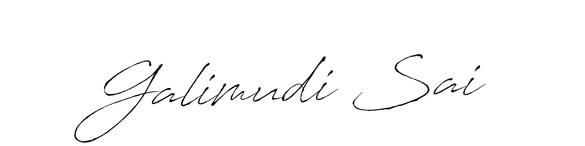 Use a signature maker to create a handwritten signature online. With this signature software, you can design (Antro_Vectra) your own signature for name Galimudi Sai. Galimudi Sai signature style 6 images and pictures png