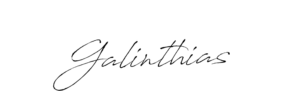Galinthias stylish signature style. Best Handwritten Sign (Antro_Vectra) for my name. Handwritten Signature Collection Ideas for my name Galinthias. Galinthias signature style 6 images and pictures png