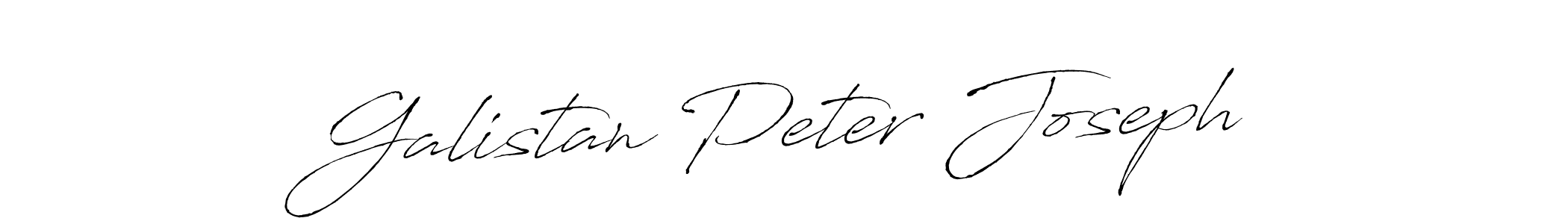 Also we have Galistan Peter Joseph name is the best signature style. Create professional handwritten signature collection using Antro_Vectra autograph style. Galistan Peter Joseph signature style 6 images and pictures png
