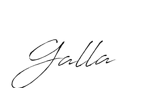 Use a signature maker to create a handwritten signature online. With this signature software, you can design (Antro_Vectra) your own signature for name Galla. Galla signature style 6 images and pictures png