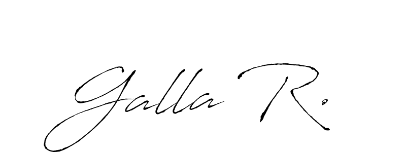 Galla R. stylish signature style. Best Handwritten Sign (Antro_Vectra) for my name. Handwritten Signature Collection Ideas for my name Galla R.. Galla R. signature style 6 images and pictures png