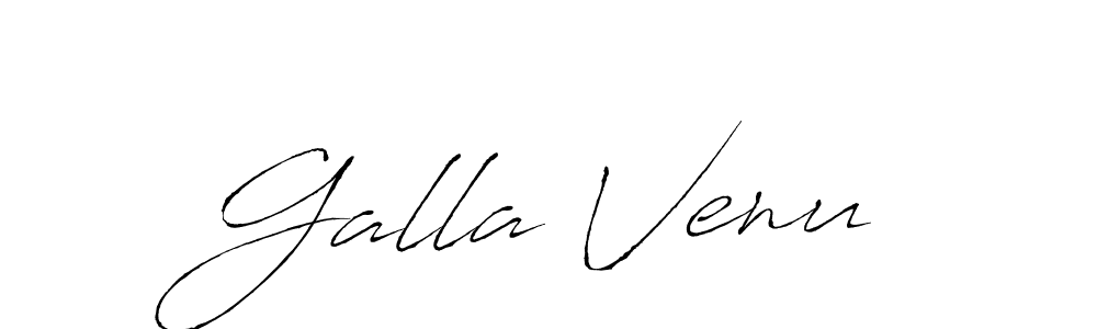 How to make Galla Venu signature? Antro_Vectra is a professional autograph style. Create handwritten signature for Galla Venu name. Galla Venu signature style 6 images and pictures png