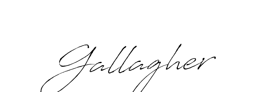 Gallagher stylish signature style. Best Handwritten Sign (Antro_Vectra) for my name. Handwritten Signature Collection Ideas for my name Gallagher. Gallagher signature style 6 images and pictures png